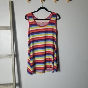 NWT LULAROE WOMEN'S COLORFUL TUNIC TANK SIZE SMALL